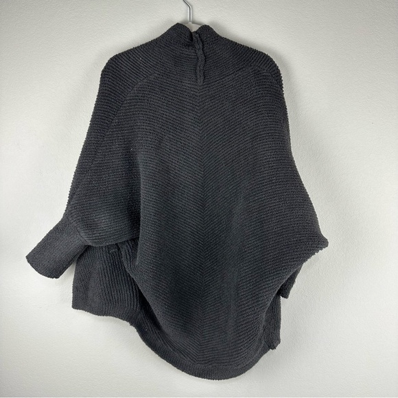 Barefoot Dreams Cozy Chic Cozychic Dark Gray Ribbed Cardi Size Small Medium - Picture 2 of 5